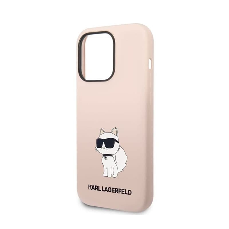 Karl Lagerfeld Silicone NFT Choupette - Case for iPhone 14 Pro Max (Pink) 6