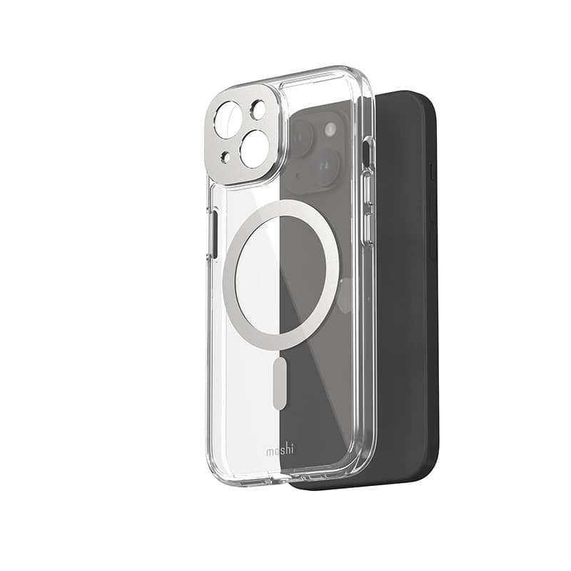 Moshi iGlaze MagSafe - Case for iPhone 15 (Luna Silver) 3