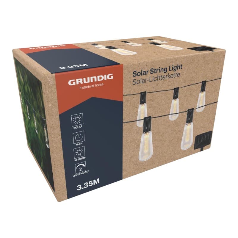 Grundig - Solar Garden LED Lights 3.35 m 7