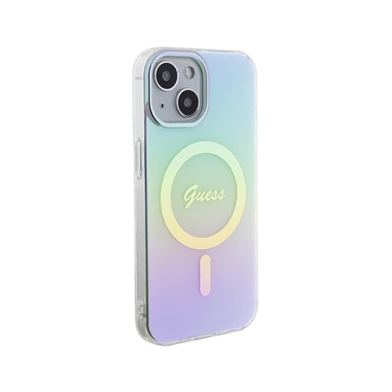 Guess IML Iridescent MagSafe - iPhone 15 Case (turquoise) 4