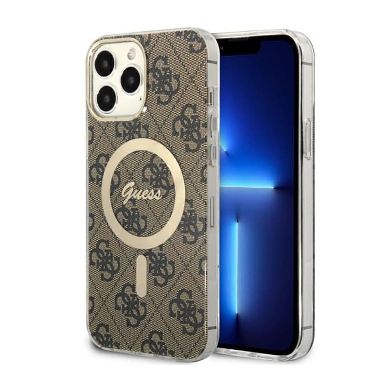 Guess 4G MagSafe - Case for iPhone 13 Pro Max (Brown) 1