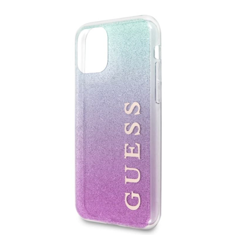Guess Glitter Gradient - Case for iPhone 11 Pro Max (Pink/Blue) 3