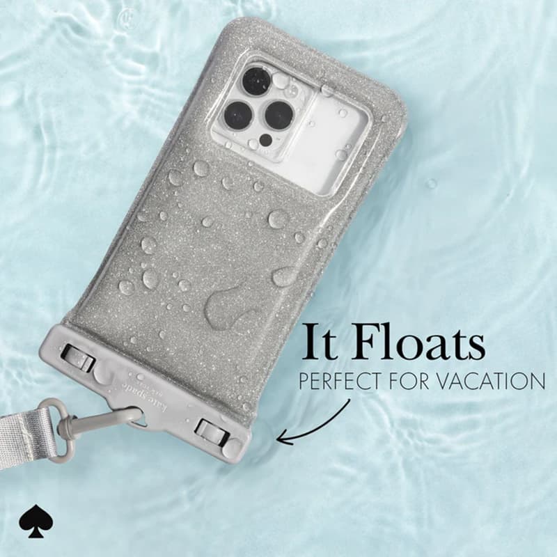 Kate Spade New York Waterproof Floating Pouch - Waterproof case for smartphones up to 6.7" (That Sparkle) 8