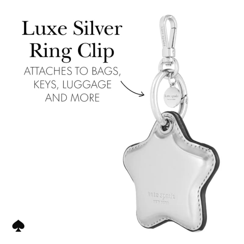Kate Spade New York Charm Keychain - Protective Case Keychain for Apple AirTag 1 / 2 (Star) 6