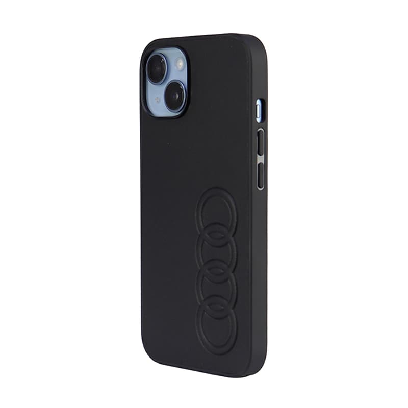 Audi Synthetic Leather - Case for iPhone 14 (Black) 3