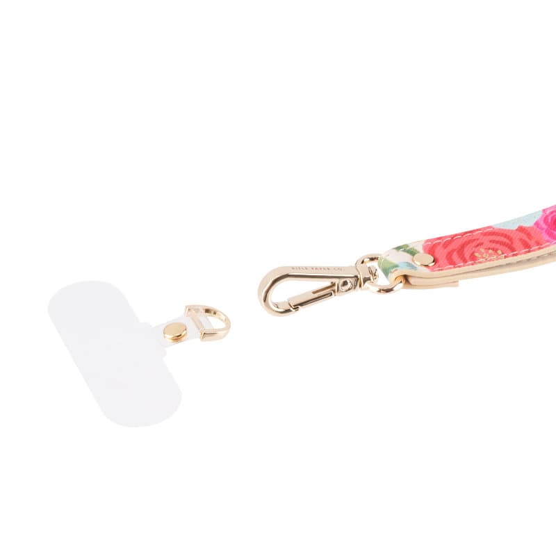 Rifle Paper Phone Wristlet - Universal phone lanyard (Garden Party Blush) 2