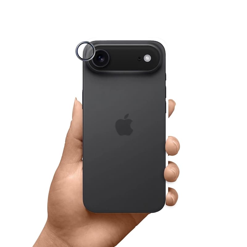 3mk HARDY Lens Protection Pro - Camera Lens Glass for iPhone Air (Titanium Gray) 2