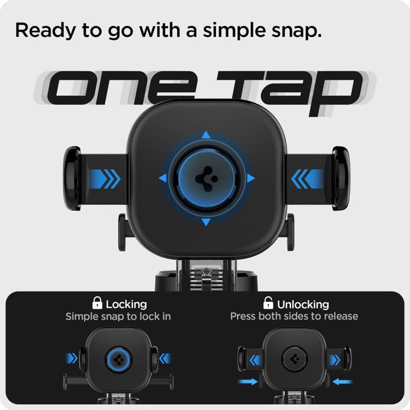 Spigen UTS35 OneTap - Universal car holder (Black) 6