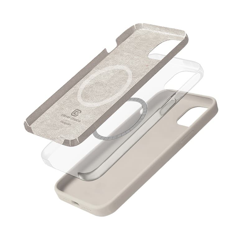 Crong Color Cover Magnetic - iPhone 14 / iPhone 13 MagSafe Case (Stone Beige) 3