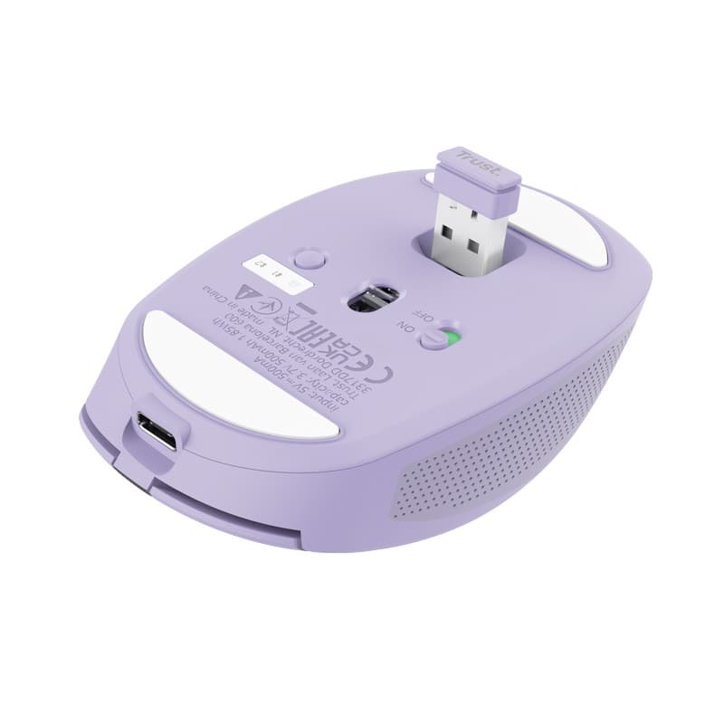 Trust Ozaa - Wireless Optical Mouse (Purple) 3