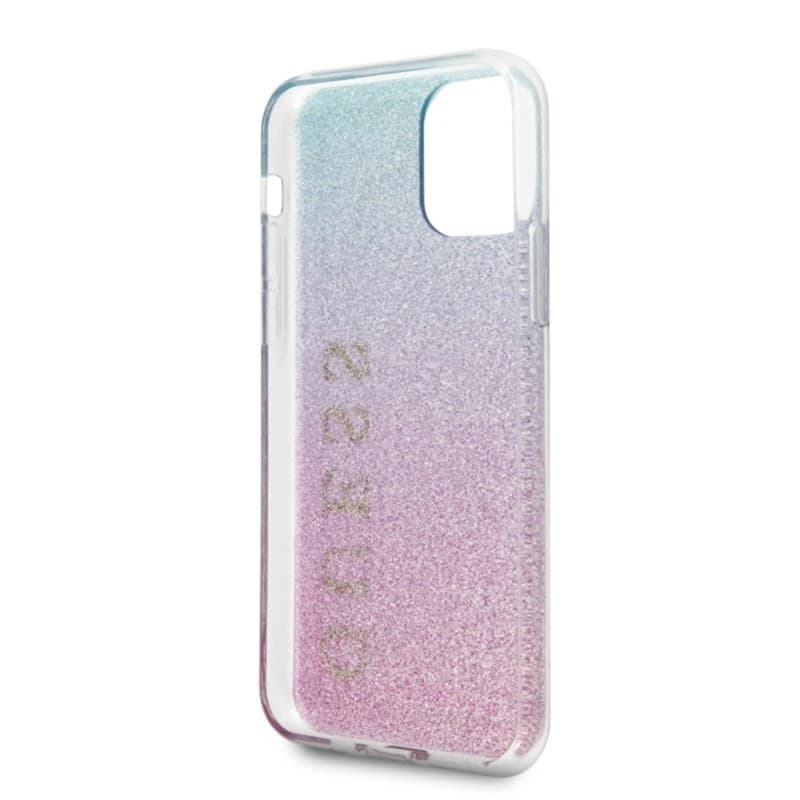Guess Glitter Gradient - Case for iPhone 11 Pro Max (Pink/Blue) 4