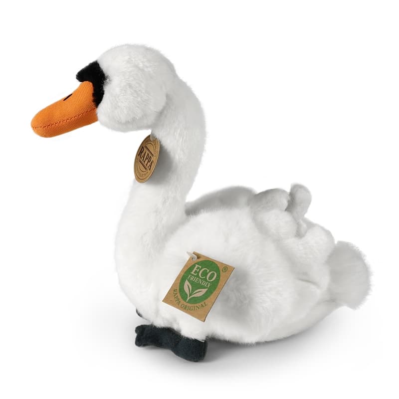 Rappa - Plush realistic swan stuffed animal 20 cm Eco-Friendly 3