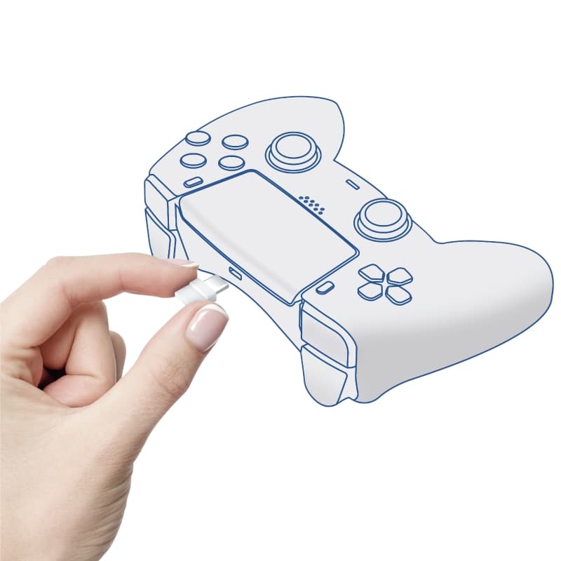 Trust GXT250 - Charger for 2 PS5 Pads 7