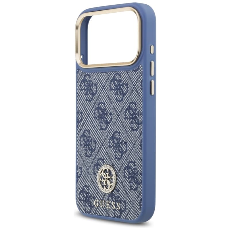 Guess 4G Strass Logo MagSafe - Case iPhone 17 Pro Max (Blue) 6