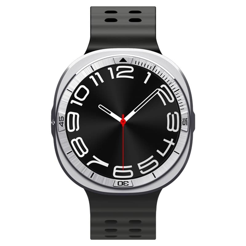 Spigen Bezel Tune Pro Pilot - Case / Protective Bezel for Samsung Galaxy Watch 8 44 mm (Silver) 4