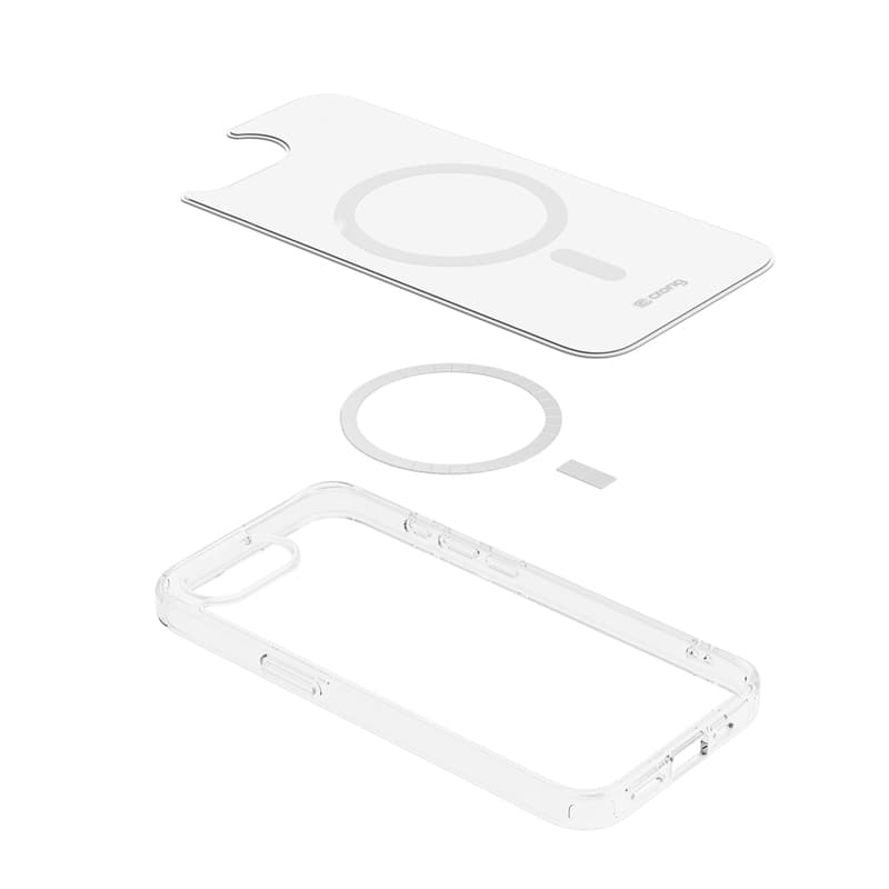 Crong Clear MAG Cover - iPhone 17e / 16e MagSafe Case (Clear) 4