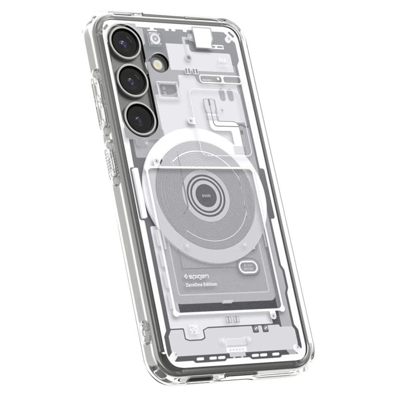 Spigen Ultra Hybrid Mag MagSafe - Case for Samsung Galaxy S25 (Zero One White) 5