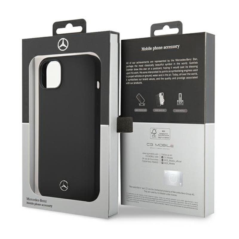 Mercedes Silicone Line MagSafe - Case for iPhone 14 (Black) 4