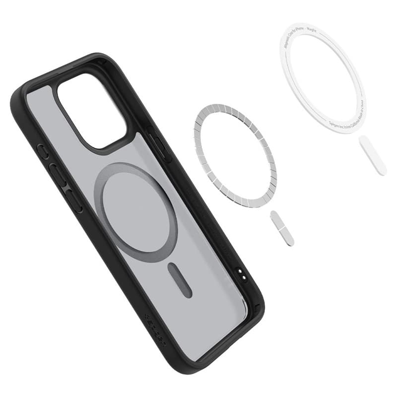 Spigen Ultra Hybrid MagSafe - Case for iPhone 15 Pro Max (Frost Black) 7