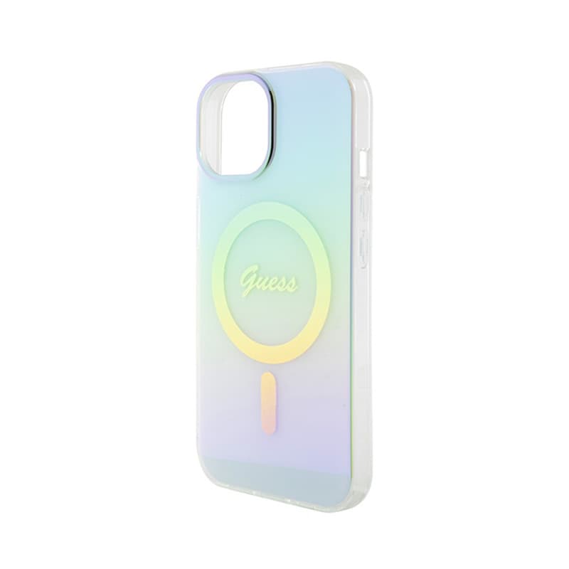 Guess IML Iridescent MagSafe - iPhone 15 Case (turquoise) 6