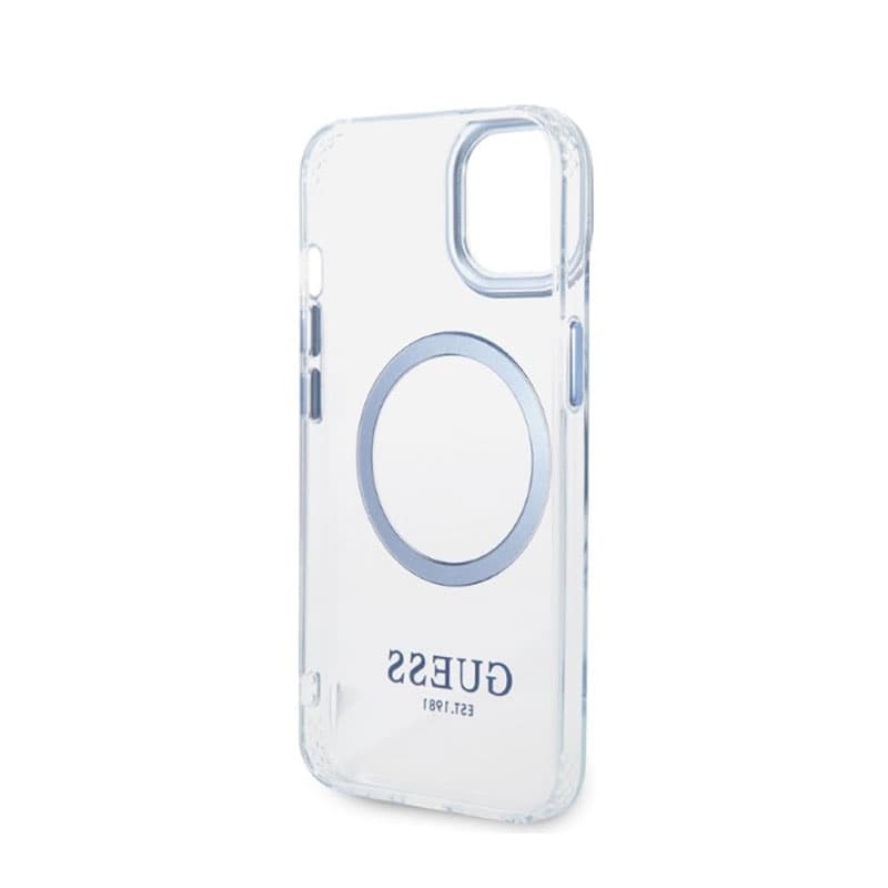 Guess Metal Outline MagSafe - Case for iPhone 14 Plus (Clear) 7