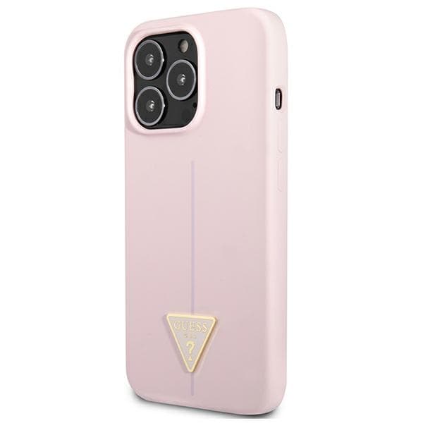 Guess Silicone Triangle Logo - Cover iPhone 13 Pro Max(Purple) 3