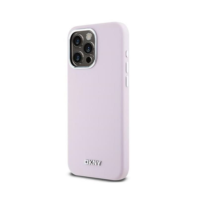 DKNY Liquid Silicone Small Metal Logo MagSafe - Case fro iPhone 14 Pro Max (pink) 2