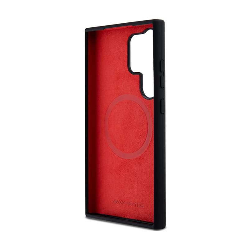 AMG Silicone Carbon Pattern MagSafe - Samsung Galaxy S24 Ultra case (black) 7