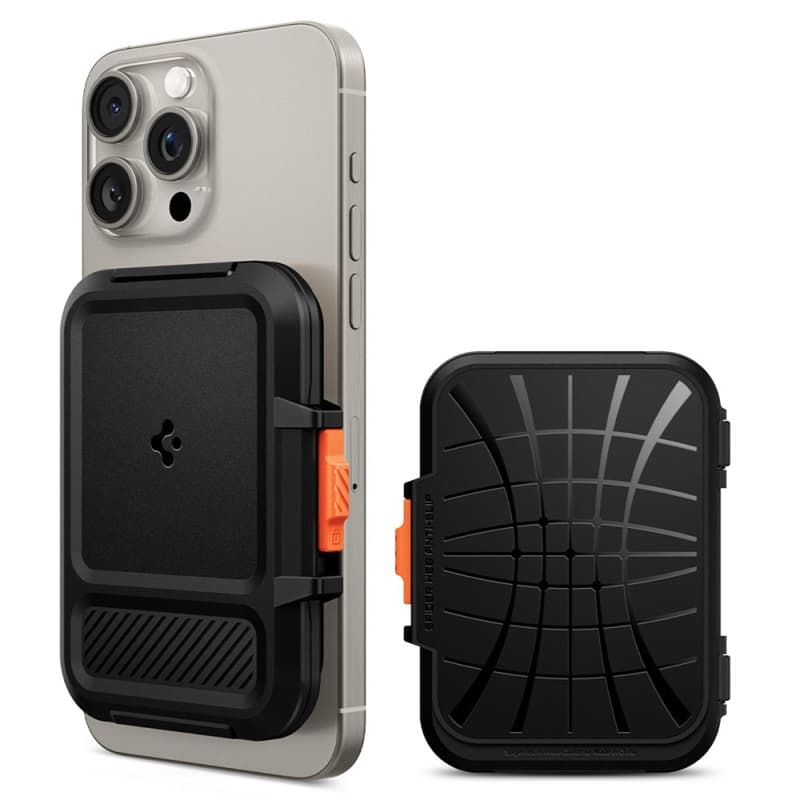 Spigen Lock Fit MagSafe - Magnetic Wallet (Black)