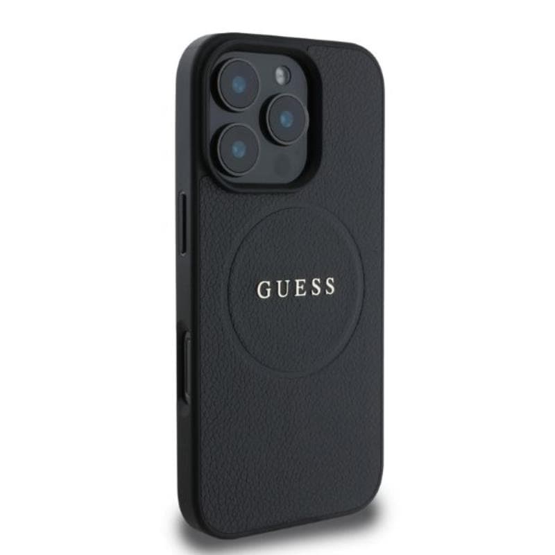 Guess Grained Ring MagSafe - Case iPhone 16 Pro Max (black) 3