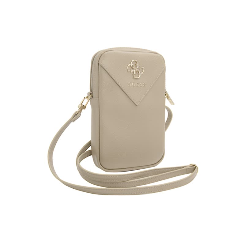 Guess Zip Triangle 4G - Phone bag (gold) 3