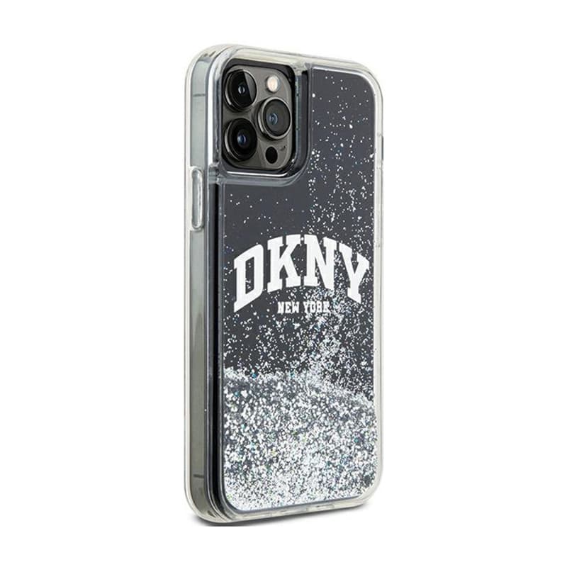 DKNY Liquid Glitter Big Logo - Case for iPhone 12 / iPhone 12 Pro (black) 4