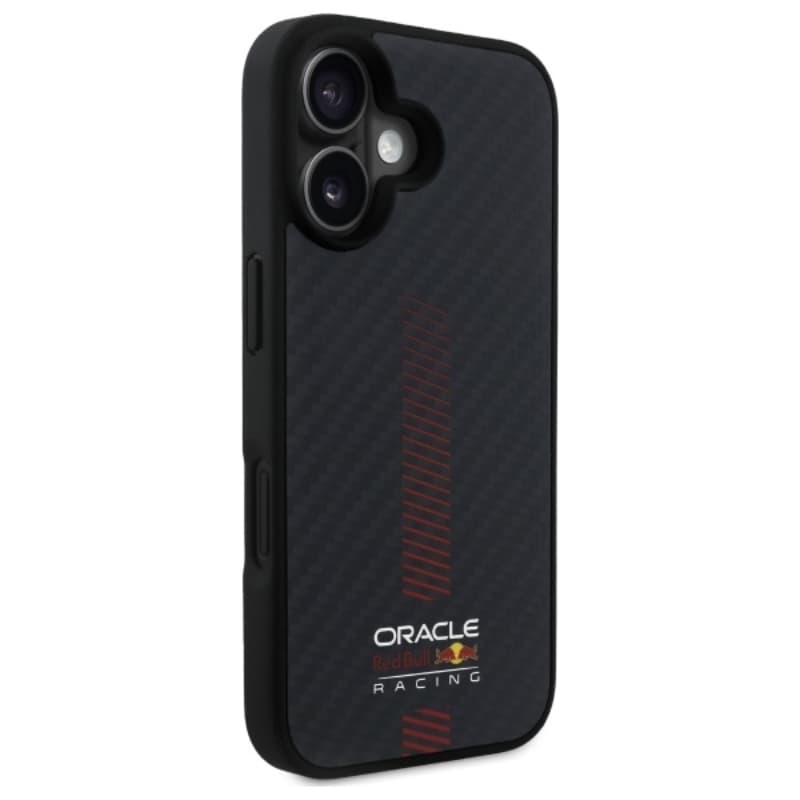 Red Bull Carbon Fiber Power Bar MagSafe - iPhone 16 Plus Case (Black) 4