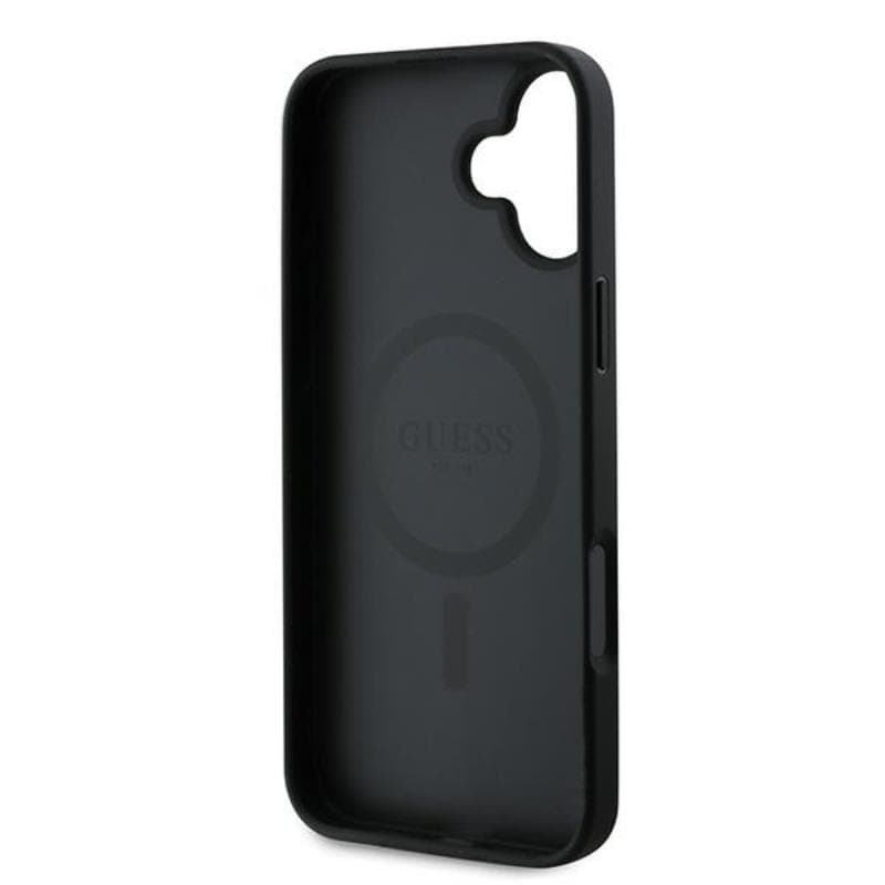 Guess Grained Ring MagSafe - Case iPhone 16 Plus (black) 7