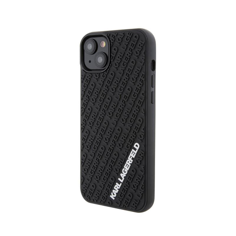 Karl Lagerfeld 3D Rubber Multi Logo - Case for iPhone 15 Plus (black) 2