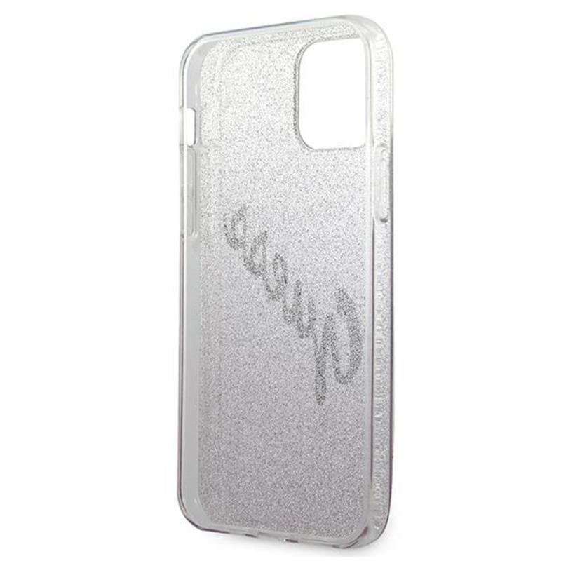 Guess Glitter Gradient Script - Case for iPhone 12 mini (Pink) 7
