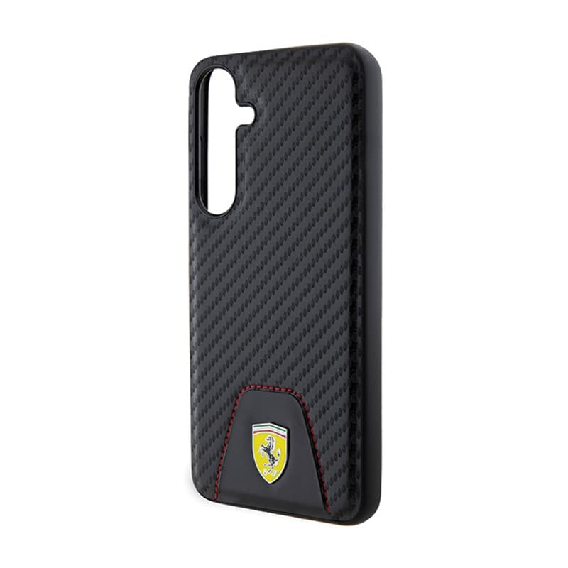 Ferrari Carbon Stitched Bottom - Case for Samsung Galaxy S24+ (black) 6