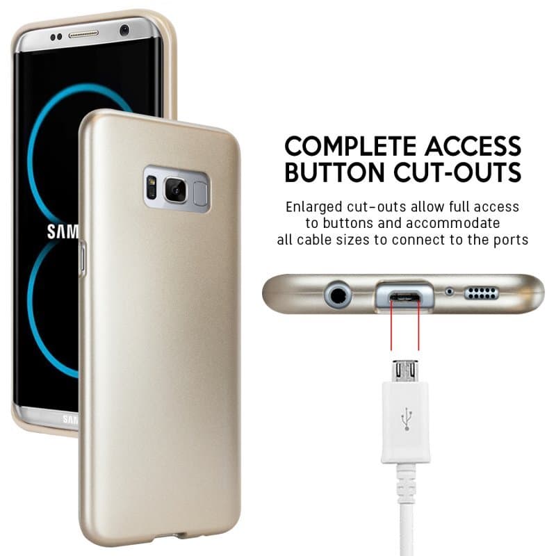 Mercury I-Jelly - Case for Samsung Galaxy S8+ (Gold) 5