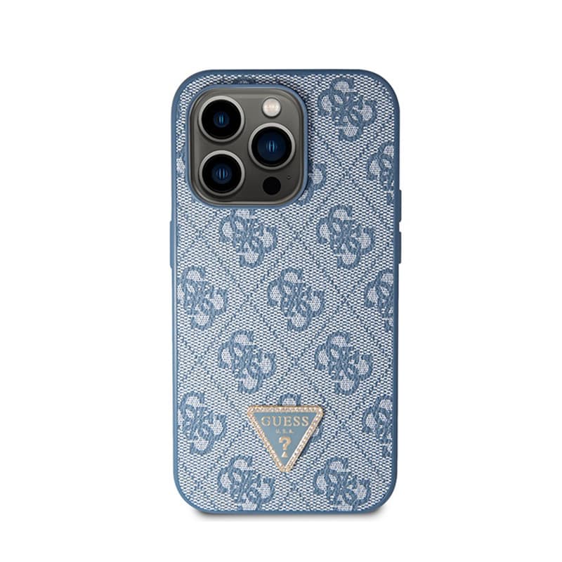 Guess Crossbody 4G Metal Logo - iPhone 15 Pro Case (blue) 3
