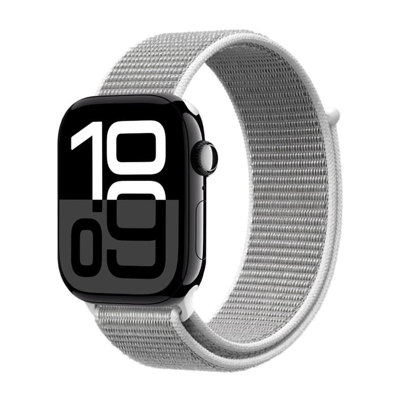 Crong Nylon - Sport Band for Apple Watch 38/40/41/42 mm (Silver Gray) 6