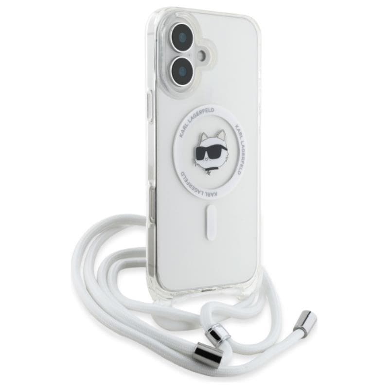 Karl Lagerfeld IML Choupette Head & Cord MagSafe - Case for iPhone 16 (transparent) 3