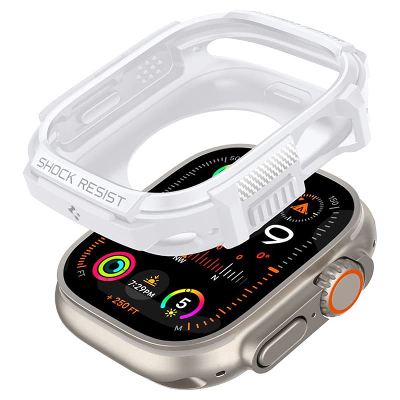 Spigen Rugged Armor - Case for Apple Watch Ultra 1/2 49 mm (White) 8