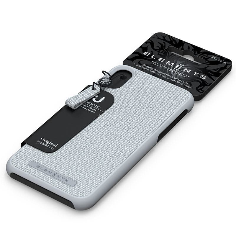 Nordic Elements Original Idun - Case for iPhone Xs Max (Light Grey) 5