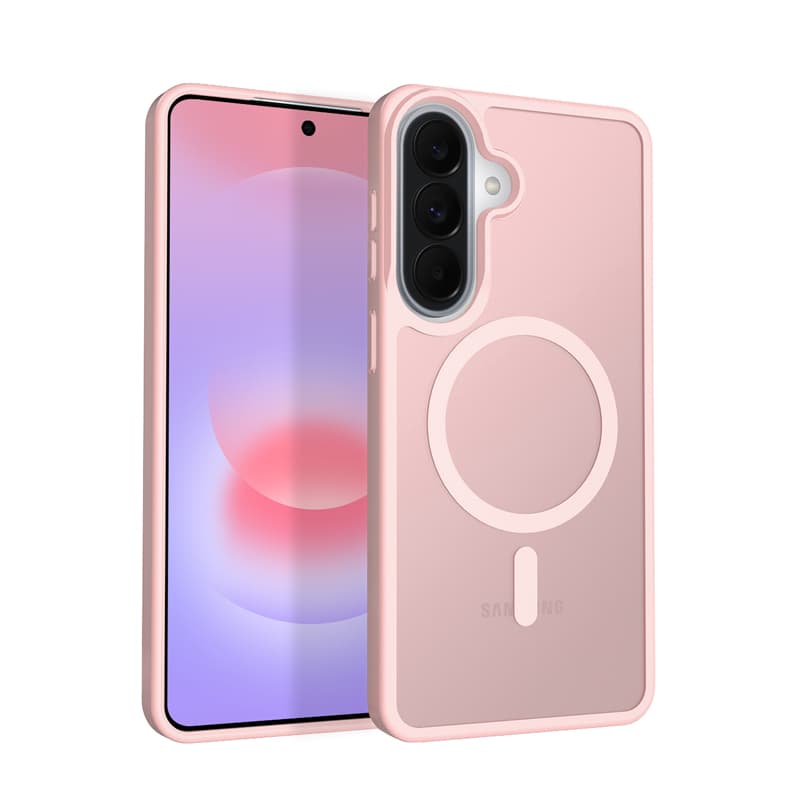 Crong Hybrid Matte Magnetic - MagSafe Case Samsung Galaxy A37 / A36 (Pink) 1