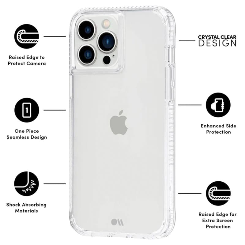 Case-Mate Tough Clear Plus - Case for iPhone 13 Pro Max (Transparent) 3