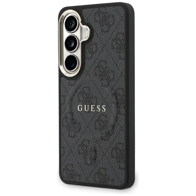 Guess 4G Embossed Ring MagSafe - Samsung Galaxy S26 Case (Black) 2