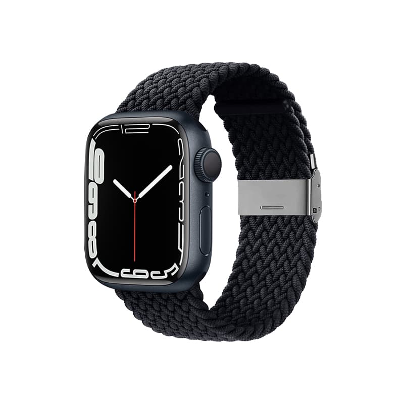Crong Wave Band – Braided Apple Watch Strap 44/45/46/49mm (Graphite)