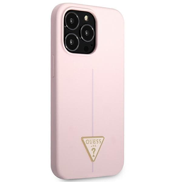 Guess Silicone Triangle Logo - Cover iPhone 13 Pro Max(Purple) 5