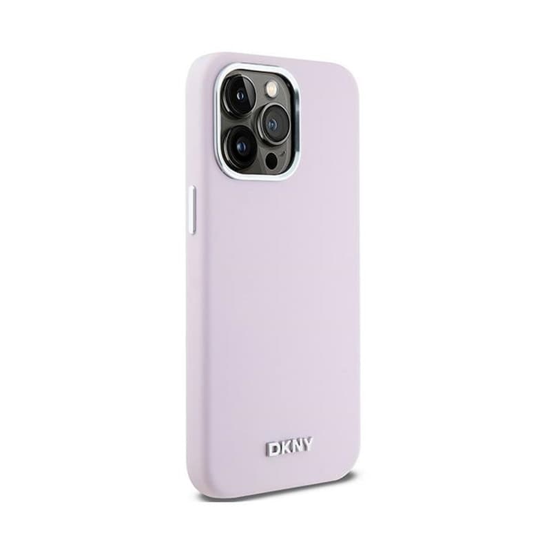 DKNY Liquid Silicone Small Metal Logo MagSafe - Case fro iPhone 14 Pro Max (pink) 4