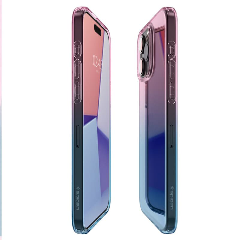 Spigen Liquid Crystal Glitter - Case for iPhone 15 Pro (Gradation Pink) 8